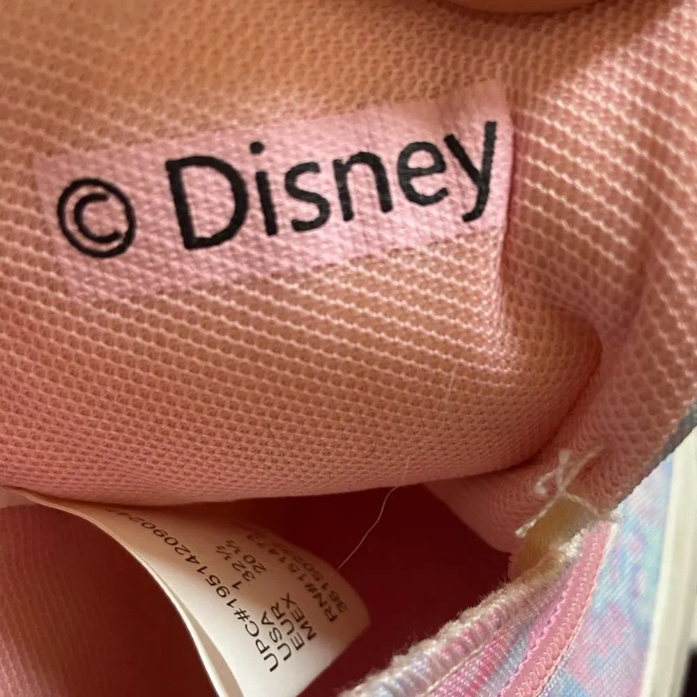 🥰Disney Princess Kids' Sneakers with Pink and Blue Heart Design Size 1